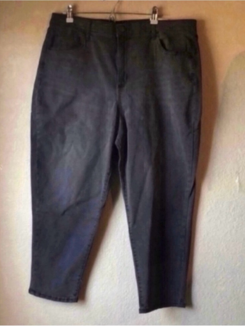 New Sonoma Jeans Women’s Light Black High Rise Mom Casual Jeans Denim Size 18R